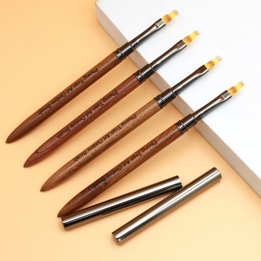 Ombre, Marble Gel Brush Cán Gỗ (New)