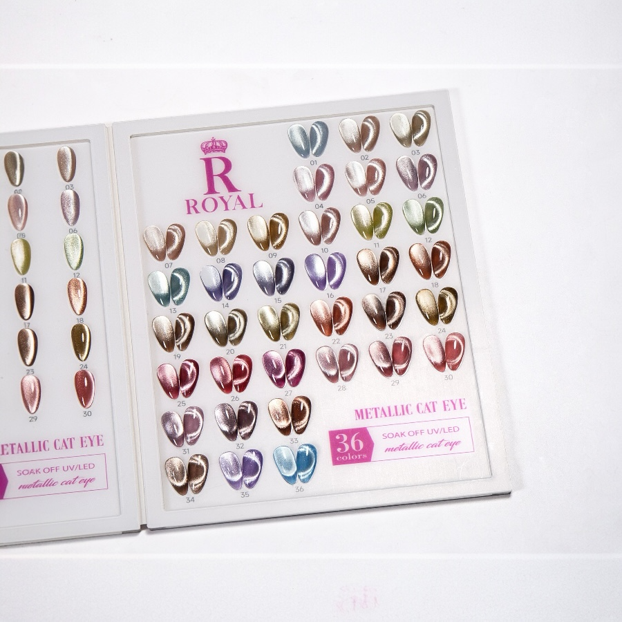 Royal Metalic Cateyes 36 Colors Collection