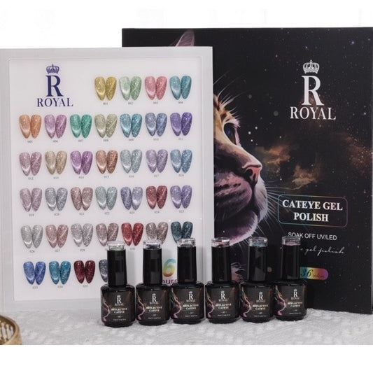 Royal Diamond Reflective Cat Eyes 36 Colors Collection