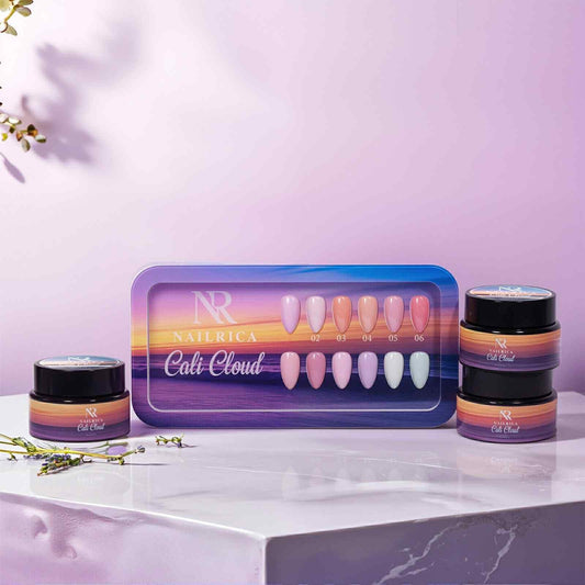 NAILRICA Builder Gel "Cali Cloud" Collection of 12 Colors