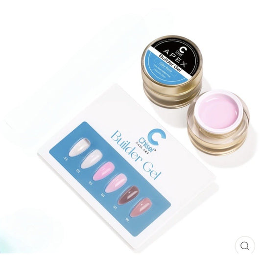 Chisel Builder Gel Collection of 6 colors