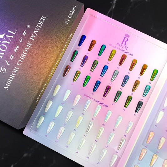 Royal Aurora Mirror Chrome 24 Màu (New Chrome Cực Quang)