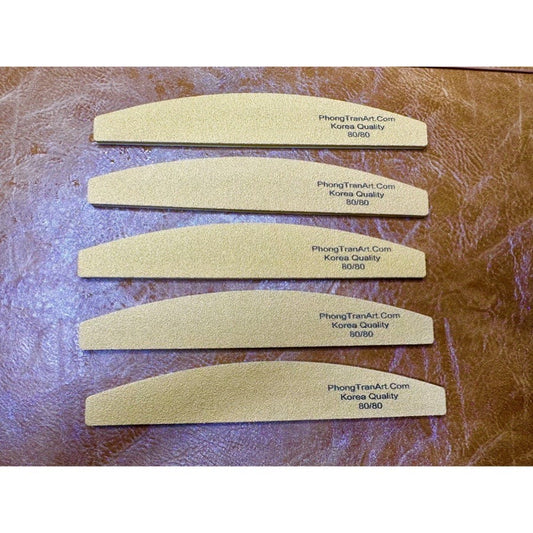 Square Golden File 80/80 Korea Quality (set 10 packs of 25 pcs)