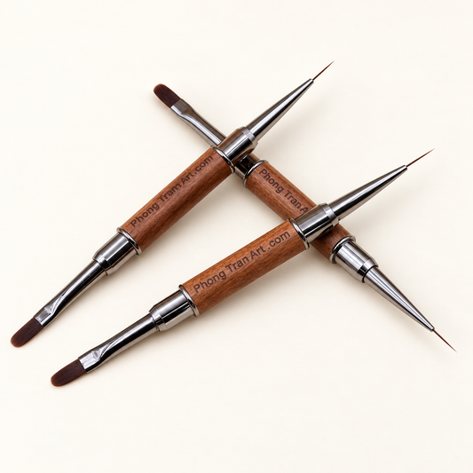 Builder Gel Brush (ROUND Dual Heads)