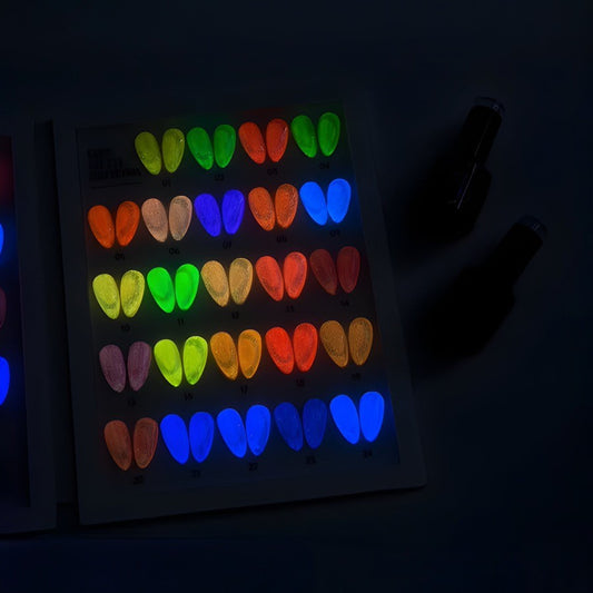 Glow In The Dark Strong Reflective Cat Eye Collection (Set Of 24 Colors)