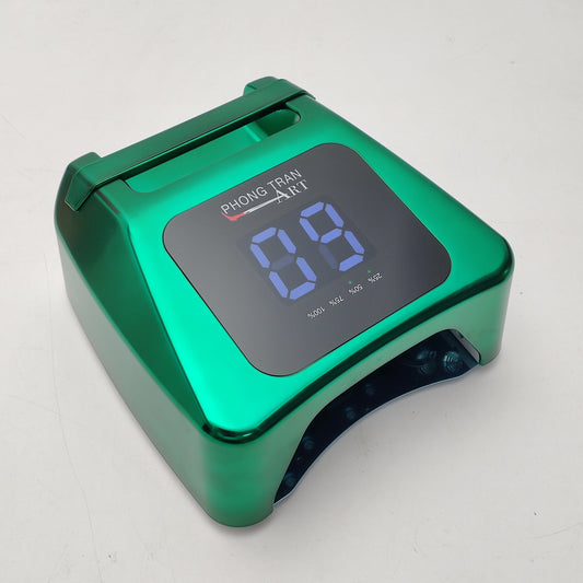 2026 NEW PEACOCK SATIN GREEN HIGH QUALITY LED CORDLESS NAIL LAMP