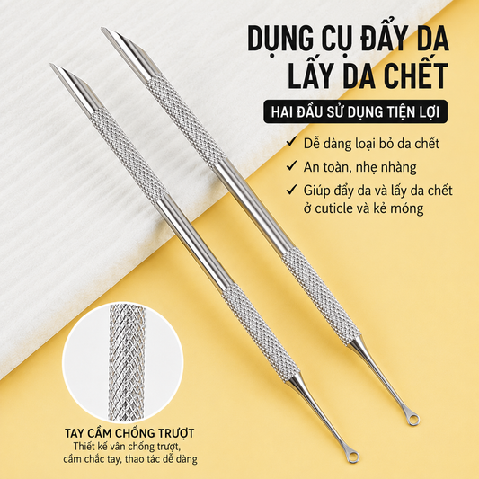Cây Cạo Da, Đẩy Da Loại mới 2 Đầu (New)