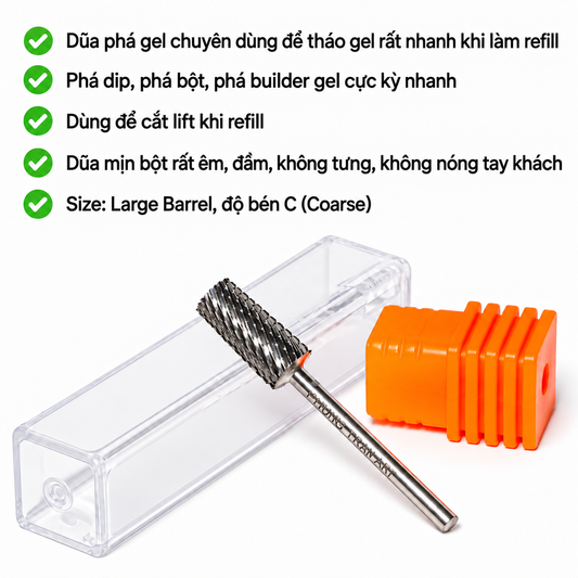 Dũa Phá Gel C (Coarse) 3/32