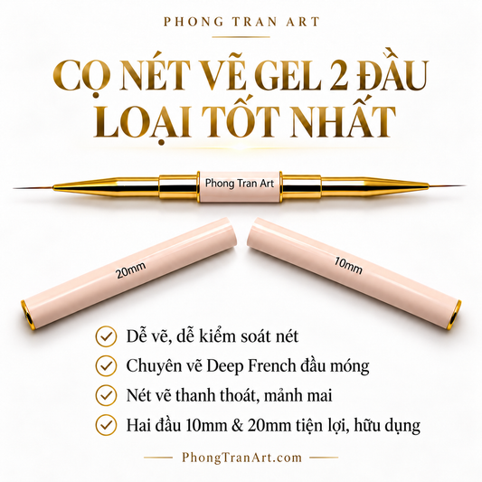 Dual Heads Linner Brush ( 10mm-20mm)