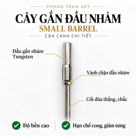 Đầu gắn dũa nhám Loại Tốt 3/32 (Thép Tungsten)