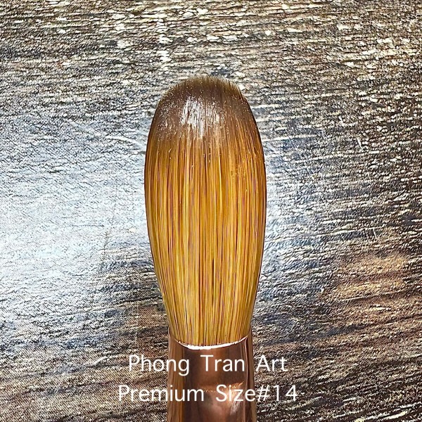 PHONG TRAN ART PREMIUM BRUSH AAA+ 100% KOLINSKY (SIZE 14)