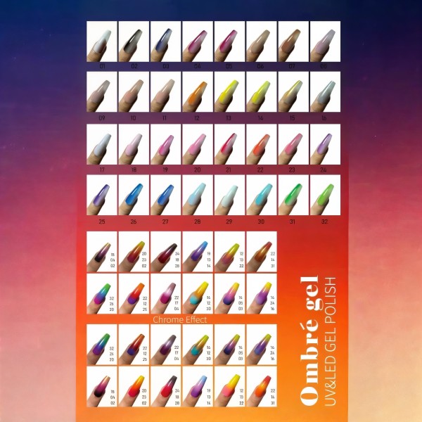 Royal Ombre Pat Pat Gel 32 Colors Collectio(Gel Dặm Ombre)