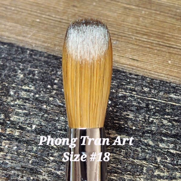 PHONG TRAN ART PREMIUM BRUSH AAA+ 100% KOLINSKY (SIZE 18)