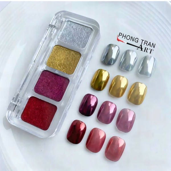 Box 4 màu Chrome Nén Cao Cấp