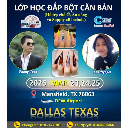 LỚP HỌC ĐẮP BỘT CĂN BẢN