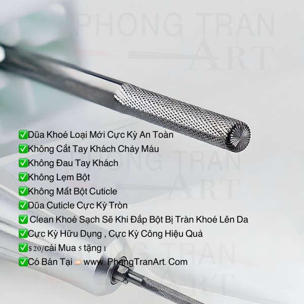 Safety Bit / Dũa Khoé An Toàn Không Chảy Máu