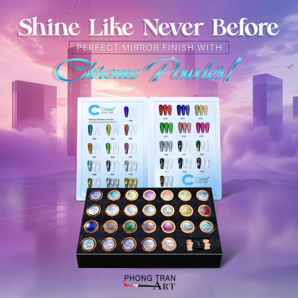 Chisel Super High Reflective Chrome & GALAXY FLAKES Collection (Set of 26 Colors)