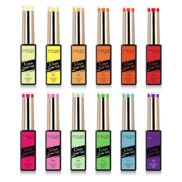 Neon Gel Linner Design (Set of 12)