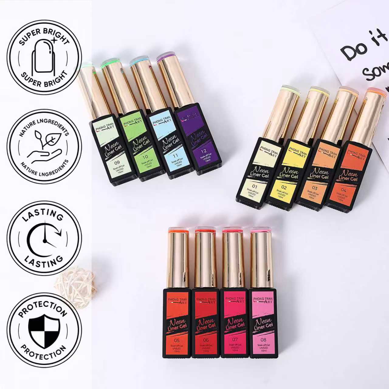 Neon Gel Linner Design (Set of 12)