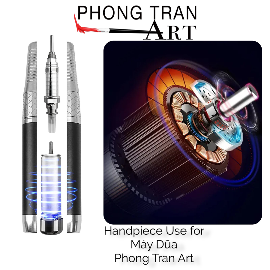 Tay Cầm Máy Dũa Phong Tran Art