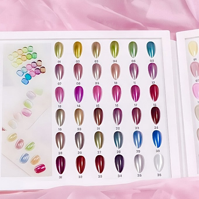 Super Hot Trend JELLY, CHROME, CATEYES collection 36 colors