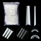 XXL No-C Curve Coffin Natural Tips (Box of 420 tips)