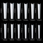 XXL No-C Curve Coffin Natural Tips (Box of 420 tips)