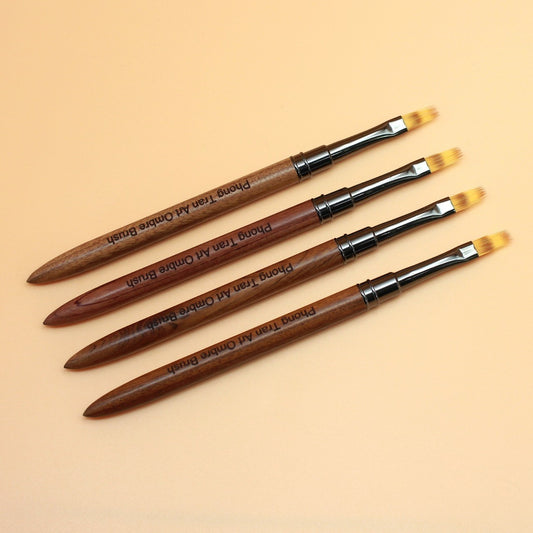 Ombre, Marble Gel Brush Cán Gỗ (New)