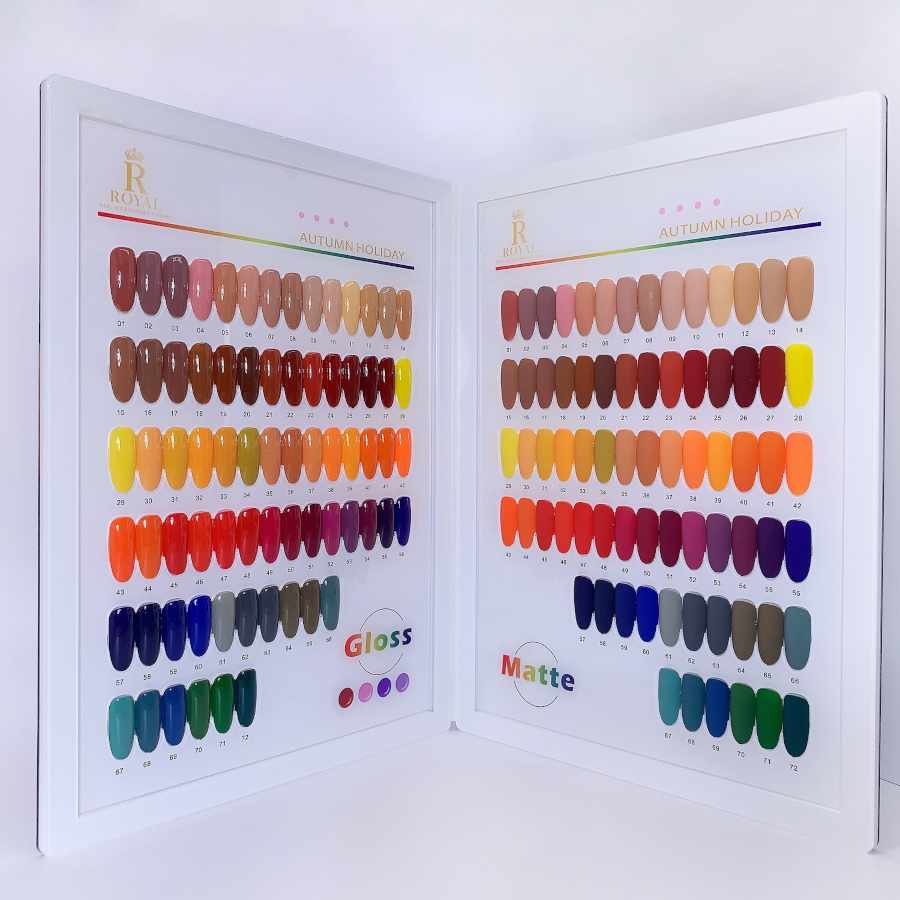 Royal Autumn Holiday 72 Colors Gel Collection