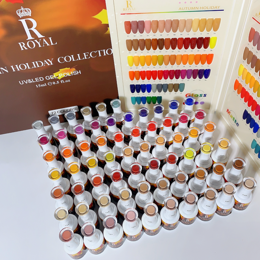 Royal Autumn Holiday 72 Colors Gel Collection