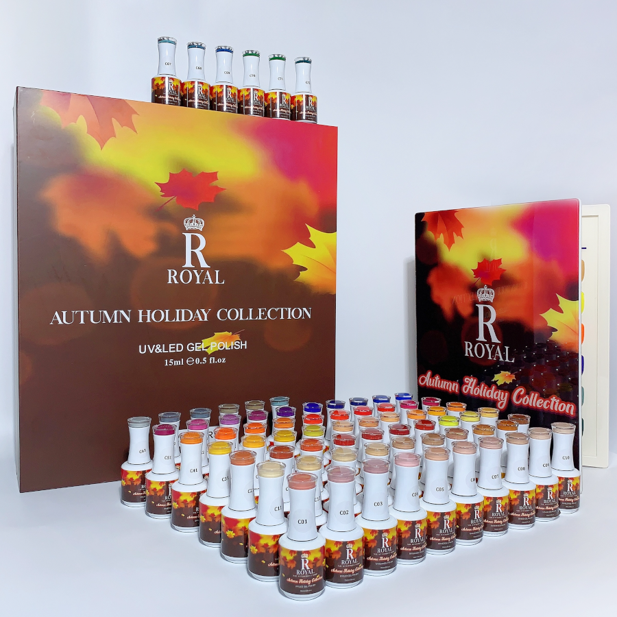 Royal Autumn Holiday 72 Colors Gel Collection