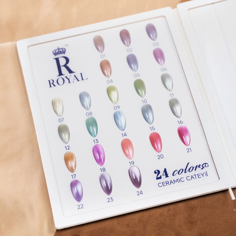 Royal Ceramic Blossom Cateyes 24 Colors Collection
