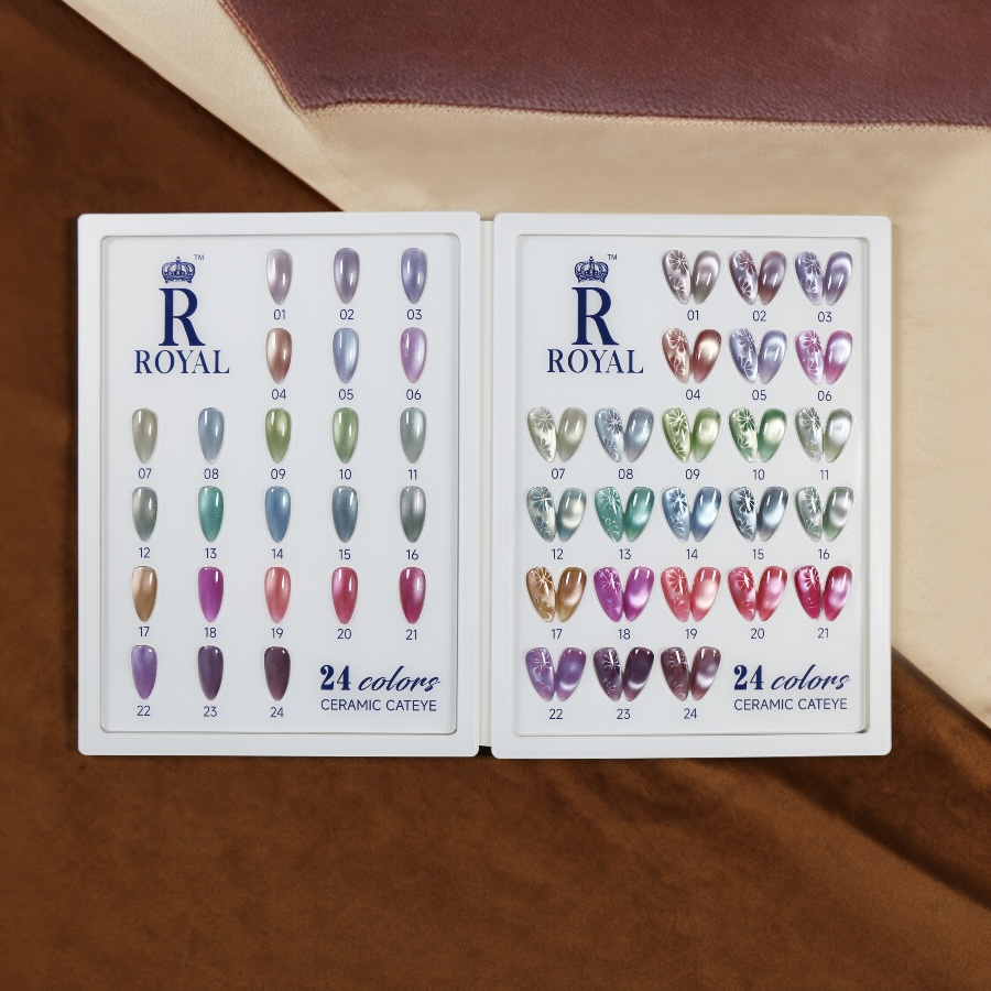 Royal Ceramic Blossom Cateyes 24 Colors Collection