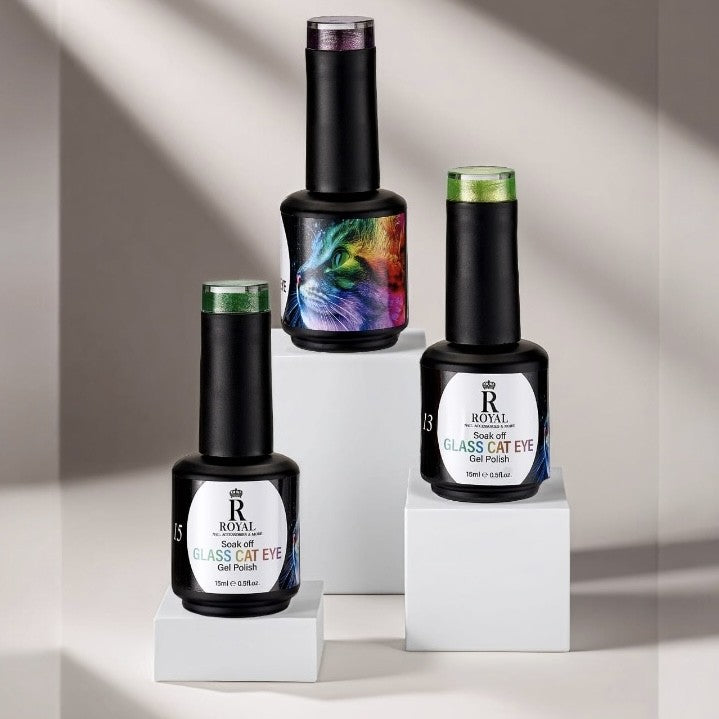 3 in 1 Royal Glass Cateyes 48 colors Collection