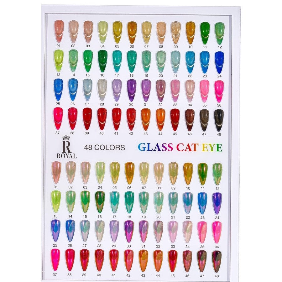 3 in 1 Royal Glass Cateyes 48 colors Collection