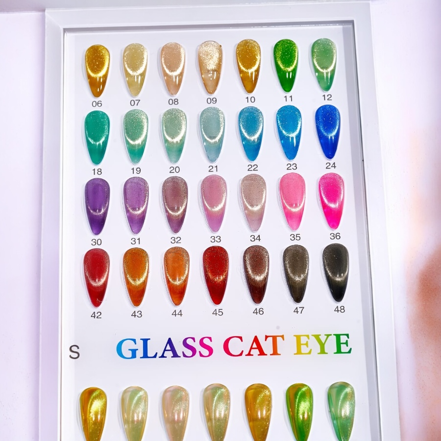 3 in 1 Royal Glass Cateyes 48 colors Collection