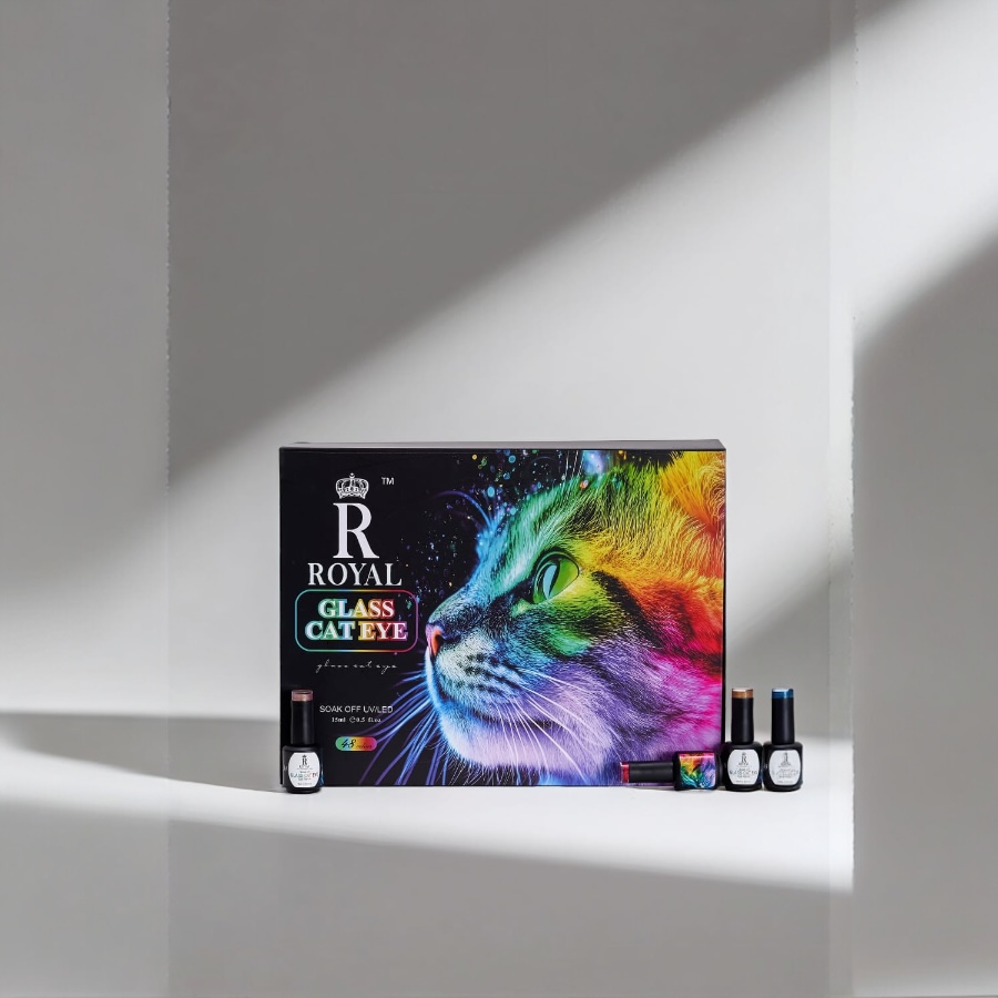 3 in 1 Royal Glass Cateyes 48 colors Collection