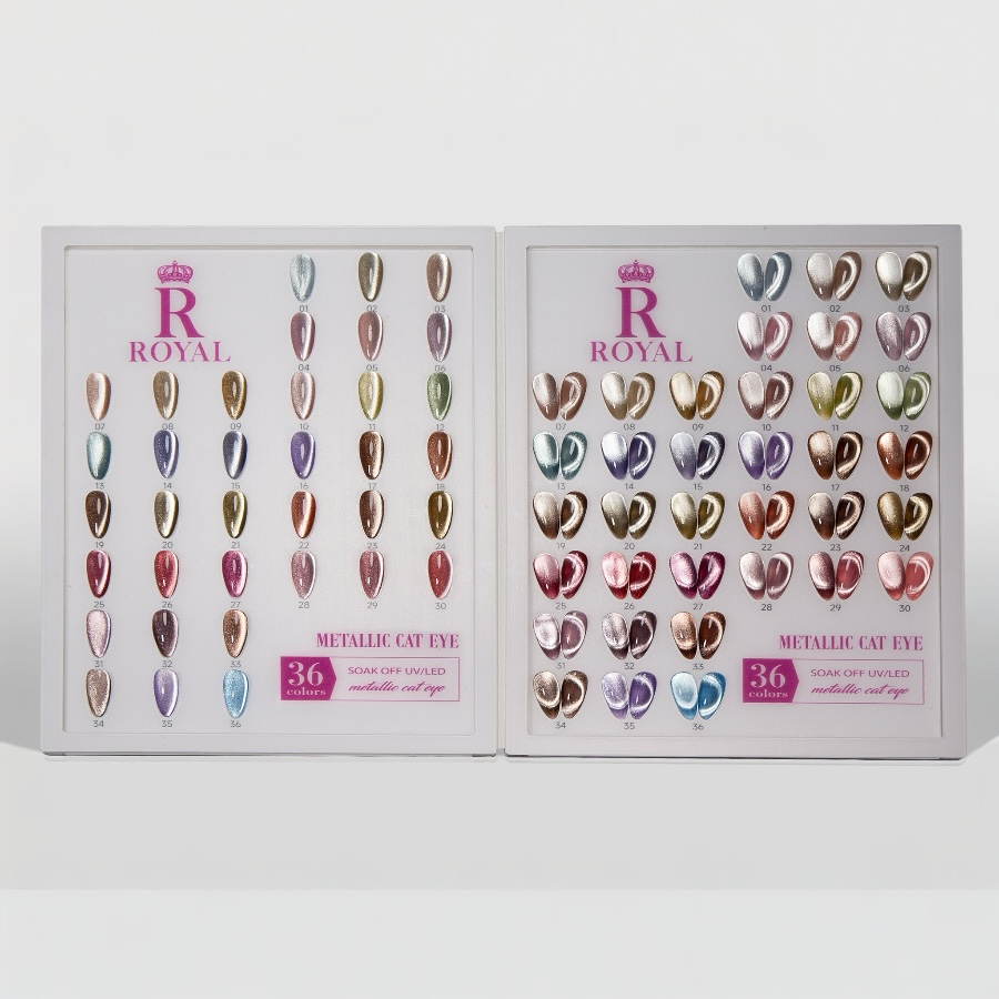 Royal Metalic Cateyes 36 Colors Collection