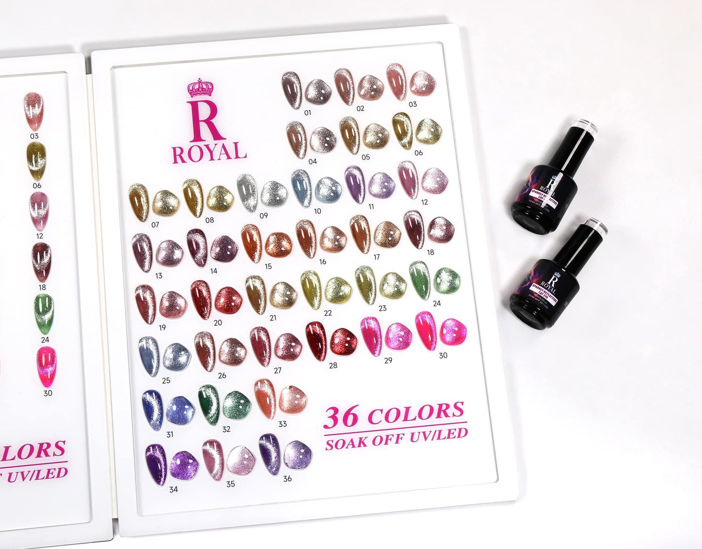 Royal SPARKLY REFLECTIVE Cateyes 36 Colors Collection