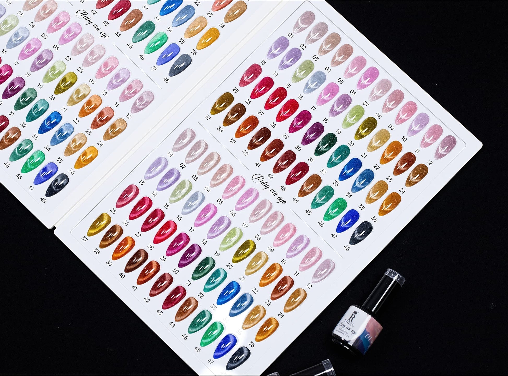 Royal Ruby Cateyes 48 colors Collection