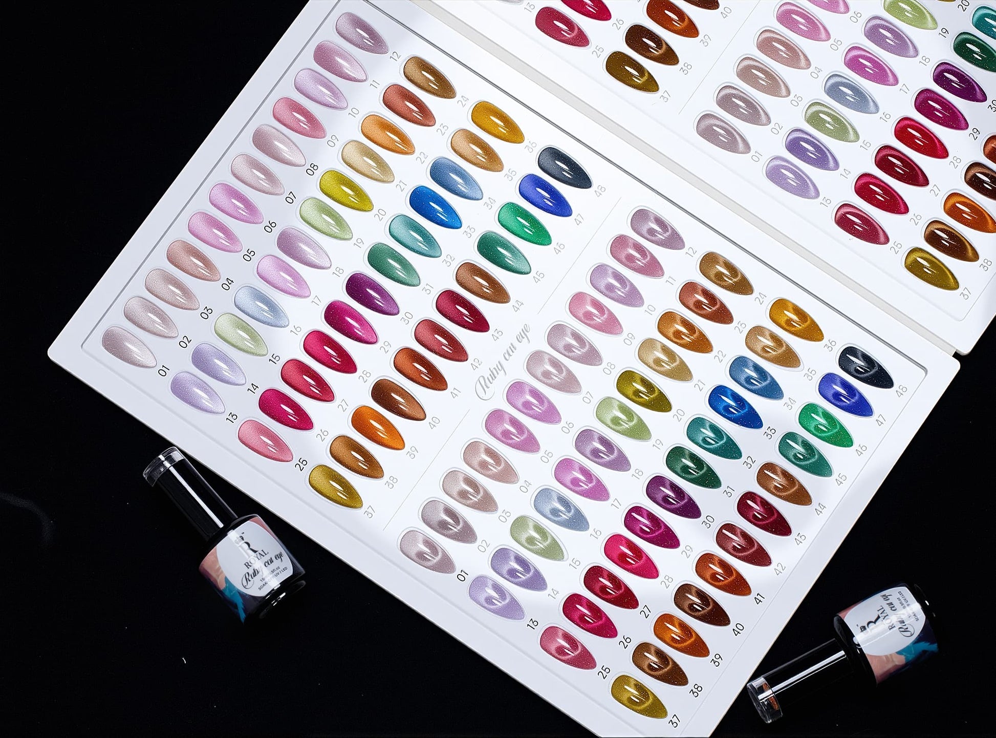 Royal Ruby Cateyes 48 colors Collection