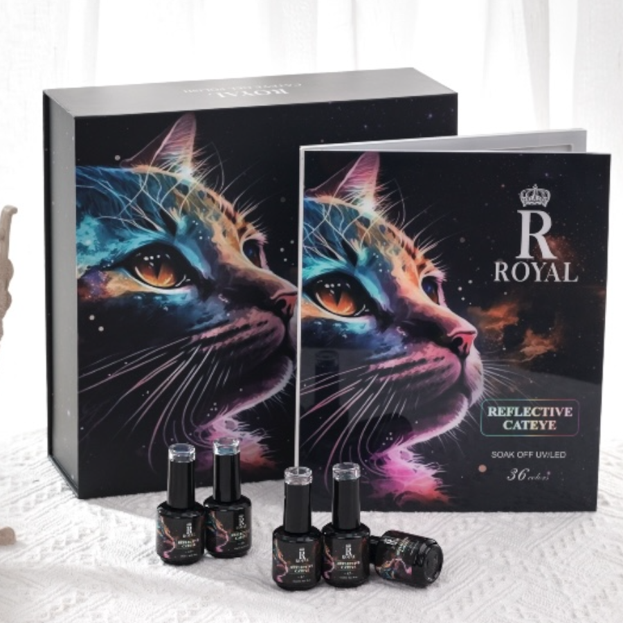 Royal SPARKLY REFLECTIVE Cateyes 36 Colors Collection