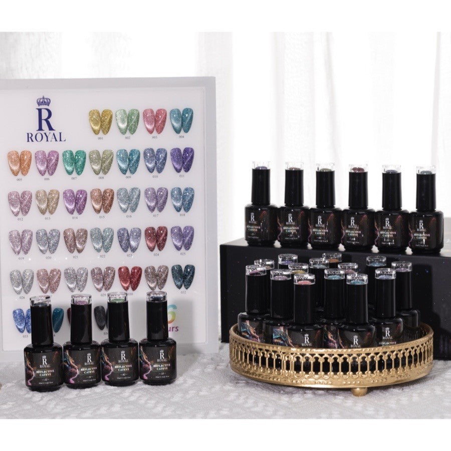 Royal Diamond Reflective Cat Eyes 36 Colors Collection