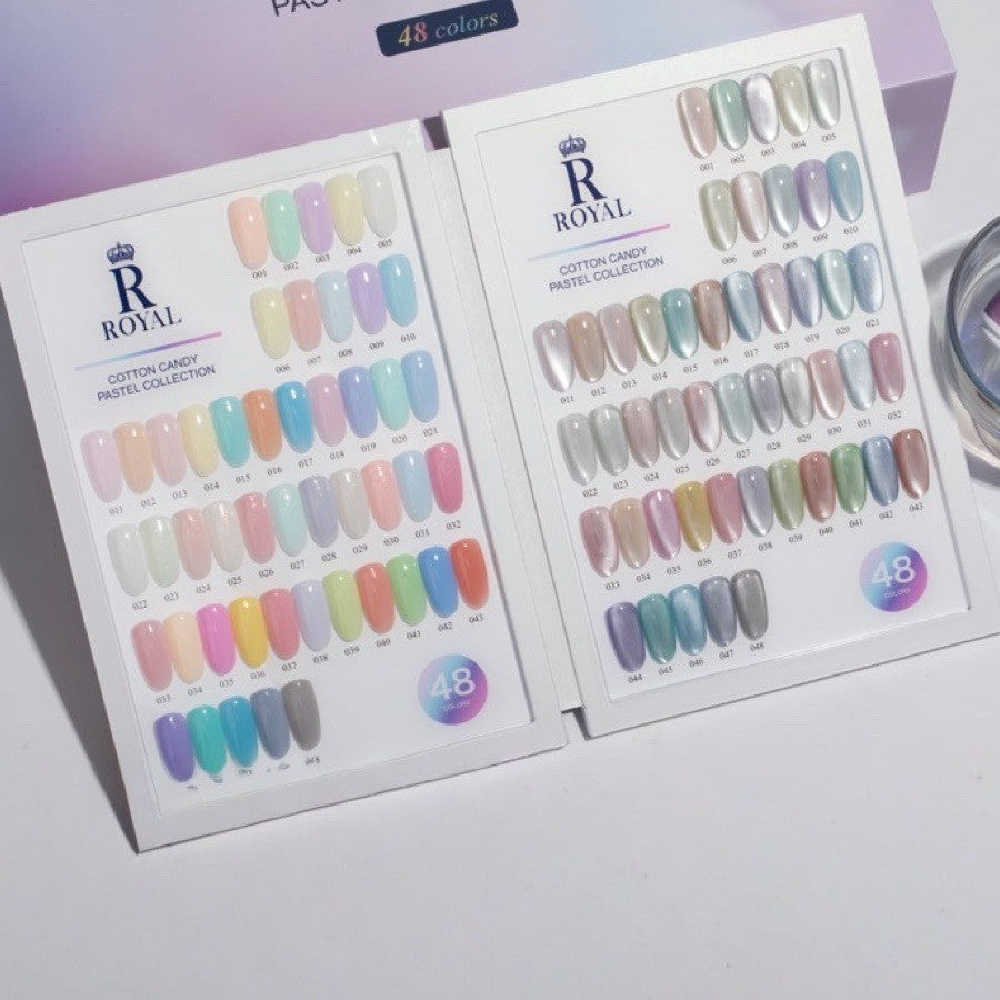 Royal Cotton Candy Pastel 48 Colors Collection