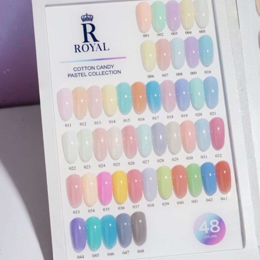Royal Cotton Candy Pastel 48 Colors Collection
