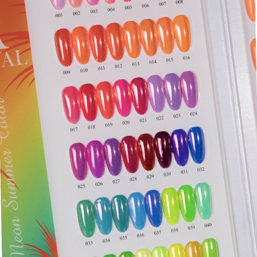 Royal Neon Summer 48 Gel colors Collection