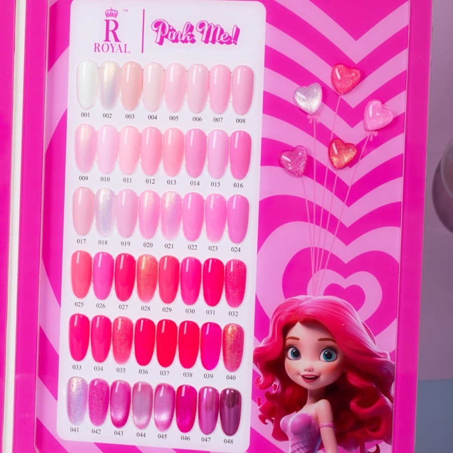 Royal "Pink Me" 48 Gel Colors Collection