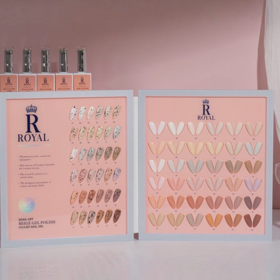 Royal "Beige" 36 Colors Gel Collection
