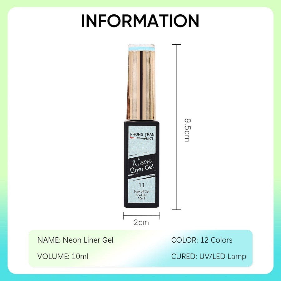 Neon Gel Linner Design (Set of 12)