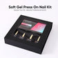 Bundle Press-On Gel-X Kit (Gel-X Light+ Press On Kit-4 shapes Tip Box)